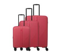 Suitcase travelite Air Stripe Trolley 4w S/L/M ext. (x3) Rouge TU