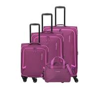 Suitcase travelite Corsiica 4w L/M/S ext. (x4) Rose TU