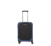Suitcase travelite Mooby Trolley S Front Pocket Bleu S+