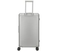 Travelite Next Trunk 4 wheels Trolley 76 cm silver colored