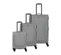 Travelite Umbria 4 wheels Suitcase set 3-piece with expansion pleat gray