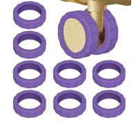 Suitcase Wheel Covers, 8 Pieces Wheel Cover Travel Luggage Wheel Sleeve - Wheel Protector Case, No Noise, Silicone Cover for Suitcase Roller, Luggage Accessories, purple, Se référer au descriptif
