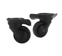 Suitcase Wheels, 1 Pair A52 Luggage Carrier Wheel Mute Travel Suitcase Wheels PP PET Trolley Case Universal Luggage Swivel Casters for Suitcase