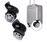 Suitcase Wheels Replacement,1 Pair Trolley Case Replacement Wheels,Luggages Wheel Replacement luggage Casters,Suitcase Swivel Castors Wheel Trolley Case Replacement Wheel