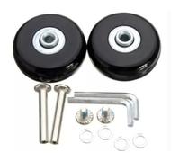 Suitcase Wheels Replacement 2 Pair of Travel Luggage Replacement Wheels Suitcase Parts Axles Dia.40mm/45mm/50mm/60mm(60mm)