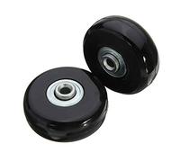 Suitcase Wheels Replacement 4Pcs Flexible Luggage Wheel Practical Replacement Roller Screw Durable Silent With Repair Tool(60mm X 18mm)