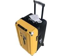 Suitcase Wide Fat Fit for Man Large-Capacity Luggage Student Mute Universal Wheel Thickened Trolley Case Durable(I,24)