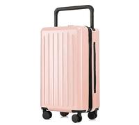 Suitcases 24 in Large Capacity Luggage Security Combination Lock Suitcase Wear-Resistant Luggages(Pink)