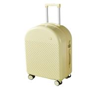 Suitcases Luggage New Trolley Case Durable Password Box Ins Men's and Women's Leather Luggage Bags Sturdy Products Suitcase(Yellow,20in)