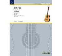 Suite for Lute E major BWV 1006a guitar Bach Schott Music Saddle-wire stitching