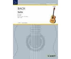 Suite for Lute E major BWV 1006a guitar Bach Schott Music Saddle-wire stitching