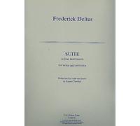 Suite Piano reduction with solo part violin and orchestra Delius in four movemen
