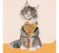 Suitical Recovery Suit Cat, Small, Tiger-Print