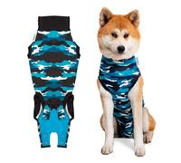 Suitical Recovery Suit Dog, Large, Blue Camouflage