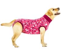 Suitical Recovery Suit Dog, Medium, Pink Camouflage