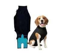 Suitical Recovery Suit Dog, Small Plus, Black