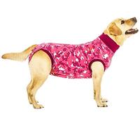 Suitical Recovery Suit Dog, X-Large, Pink Camouflage