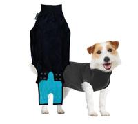 Suitical Recovery Suit Dog, XX-Small, Black