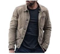 Suiting Style Men's Project Adam Jacket | Ryan Reynolds Khaki Lightweight Cotton Jacket