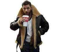 Suiting Style Men's Tom Hardy Farrier Dunkirk Air Force Pilot B3 RAF WWII Aviator Flight Bomber Ginger Coat Jacket