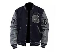 Suiting Style Mens Tom Hardy Venom 2 Varsity Wool and Leather Jacket