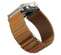 Suitisbest Leather Straps Compatible with Apple Watch Ultra 2 Strap 49mm 46mm 45mm 44mm 42mm Men, Top Grain Genuine Leather Strap with S-Hook for iWatch Series Ultra SE 10 9 8 7 6 5 4