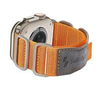Suitisbest Sport Strap Compatible with Apple Watch Ultra/Ultra 2 Straps 49mm 46mm 45mm 44mm 42mm for Men, Rugged Nylon Sport Loop Wristband for iWatch Ultra SE Series 10 9 8 7 6 5 4 3 2 1