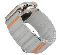 Suitisbest Straps Compatible with Apple Watch Ultra Strap 49mm 46mm 45mm 44mm 42mm, Stretchy Nylon Sport Loop Strap with S-Hook for Apple Watch Ultra 2/ Ultra SE Series 10 9 8 7 6 5 4 3, Grey