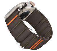 Suitisbest Straps Compatible with Apple Watch Ultra Strap 49mm 46mm 45mm 44mm 42mm, Stretchy Nylon Sport Loop Strap with S-Hook for Apple Watch Ultra 2/ Ultra SE Series 10 9 8 7 6 5 4 3, Hazelnut