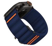 Suitisbest Straps Compatible with Apple Watch Ultra Strap 49mm 46mm 45mm 44mm 42mm, Stretchy Nylon Sport Loop Strap with S-Hook for Apple Watch Ultra 2/ Ultra SE Series 10 9 8 7 6 5 4 3, Blue Grey