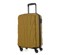 SUITLINE - Hand luggage, Cabin Trolley, Hardshell suitcase, 100% ABS, 55 cm, 34 liters, Autumn gold
