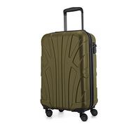 SUITLINE - Hand luggage, Cabin Trolley, Hardshell suitcase, 100% ABS, 55 cm, 34 liters, Avocado