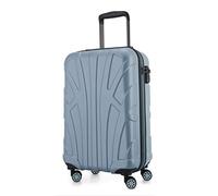 Suitline - Hand Luggage, Carry on Cabin Trolley, Hardshell Suitcase, 100% ABS, 55 cm, 34 liters, Pool Blue