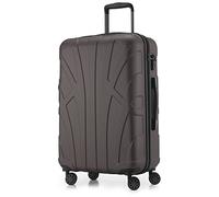 Suitline Hardshell Suitcase, Travel Luggage, TSA, 66 cm, Approx. 58 liters, 100% ABS mat, Titan