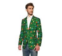 Suitmeister Men's Christmas Blazer - Festive Holiday Light Up X-Mas Jacket