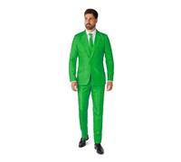 Suitmeister Men's Party Costumes - Slim Fit Solid Color Suit for Leisure - Halloween Parties and Party Wear - Green