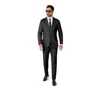Suitmeister Men's Party Costumes - Slim Fit Solid Color Suit for Leisure - Halloween Parties and Party Wear - Black