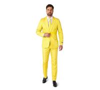 Suitmeister Men's Party Costumes - Slim Fit Solid Color Suit for Leisure - Halloween Parties and Party Wear - Yellow