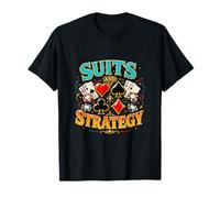 Suits and Strategy Poker Mindset Design T-Shirt