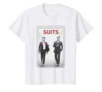 Suits Harvey Specter & Mike Ross T-Shirt, Youth, White, Medium