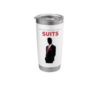 Suits Harvey Specter Nothing's Ever Black and White Stainless Steel Insulated Tumbler