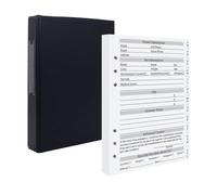 suituts Dog Grooming Client Cards, Pet Groomer Client Profile Book-Binder and Dog Grooming Cards with Alphabetical Tabs for Professional Pet and Cat Groomers, Kennel Care, PB-005