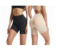 SUIUOI Women Butt Lifter Shapewear Panties,High Waist Hip Enhancer Fake Butt Lifte With Lace Trim,Comfort Plus Size Seamless Underwear Body Shaper Tummy Control Knickers Padded Slimming Underwear