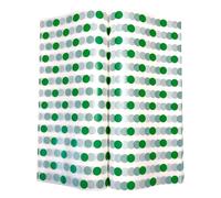 Suiwen 150pcs St Patrick's Day Polka Dot Wax Paper, Food Picnic Paper, Greaseproof Paper,Waterproof Dry Hamburger Paper Liners Wrapping Tissue for Plastic Food Basket (Green)