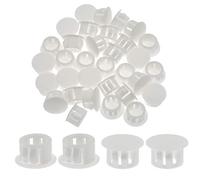 suiwotin 30PCS 13mm (1/2") White Hole Plugs Plastic