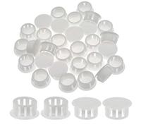 suiwotin 30PCS 16mm (5/8") White Hole Plugs Plastic