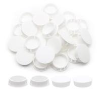 suiwotin 38mm (1 1/2") White Hole Plugs Plastic, 30PCS