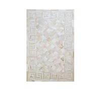 Suixtil Patchwork Cowhide Rug, Soft, Warm Authentic Brazilian Office 100% Real Boho Chic(A,1600MMx2300MM)