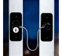 Suiyeejan Refrigerator Lock 2 Packs, No Tools Required, Easy to Use and Install, Child Proof Fridge Door Lock for Kids and Pets, Cabinet Locks with Key for Freezer, Cabinets (Black-2 Pack)