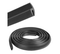 SUJADE YAKEFLY 5.6FT Windshield Trim, Black Rubber Car Weather Stripping, H-Shape, Easy to Bend, Cuttable, Noise Reducing, Waterproof, Dustproof, Windproof